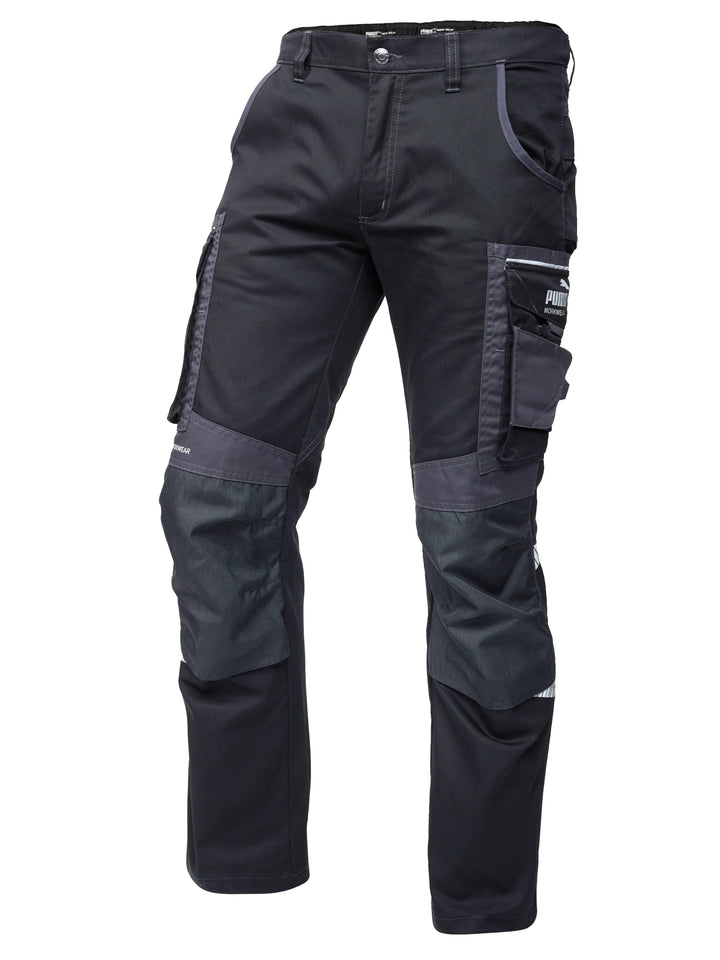 PUMA Workwear Precision X Arbeitshose für Herren - Premium Bundhose mit vielen Taschen und verstärkt