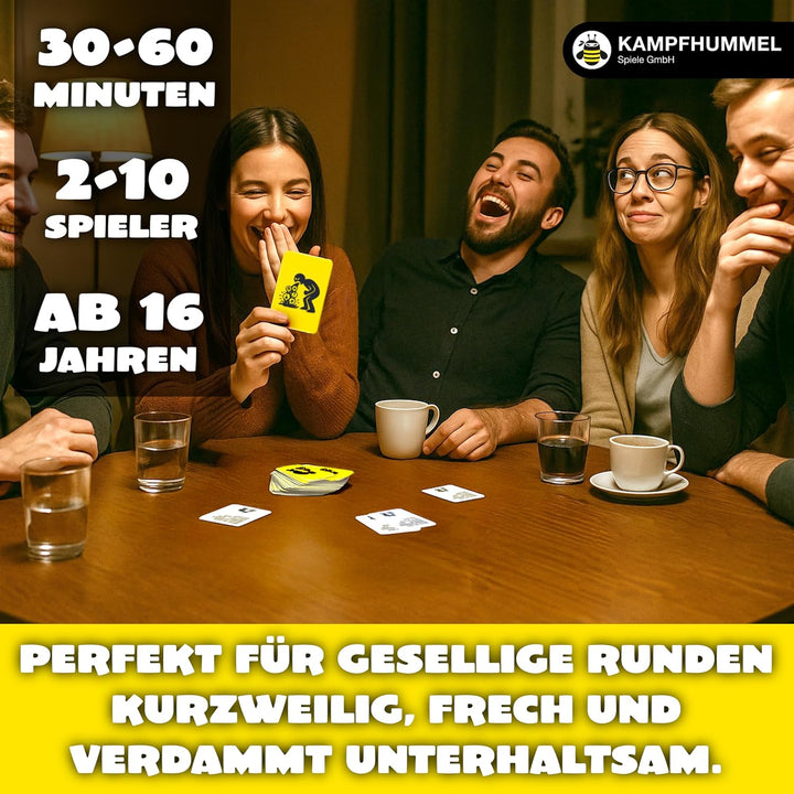 Kampf gegen das Spiessertum LASS ES RAUS! – Das brutale Kommunikationsspiel | Kennenlernspiel für Pa