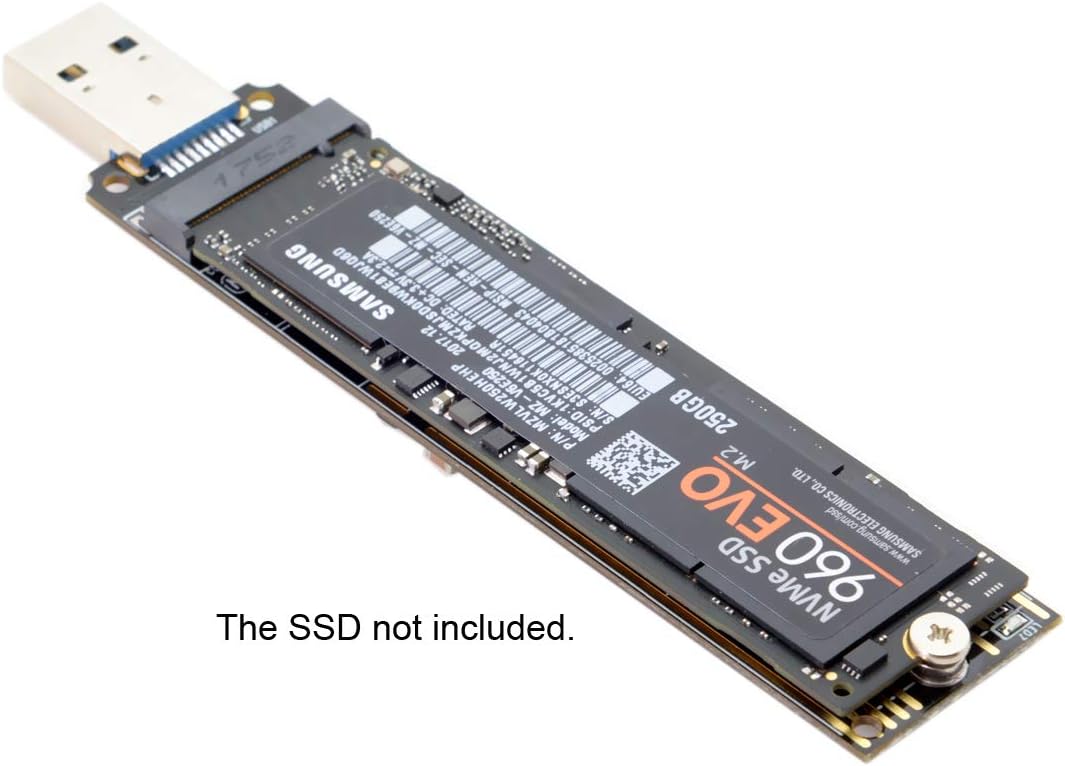 cablecc USB 3.0 auf Nvme M-Key M.2 NGFF SSD Externer PCBA Konveter Adapter Karte Flash Disk Typ USB3