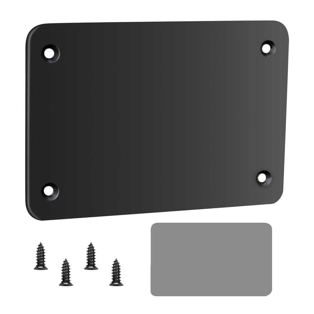 Metallplatte für Magnetische Rückfahrkamera (11,6 × 8 cm) – Für Wohnwagen & Anhänger aus Kunststoff