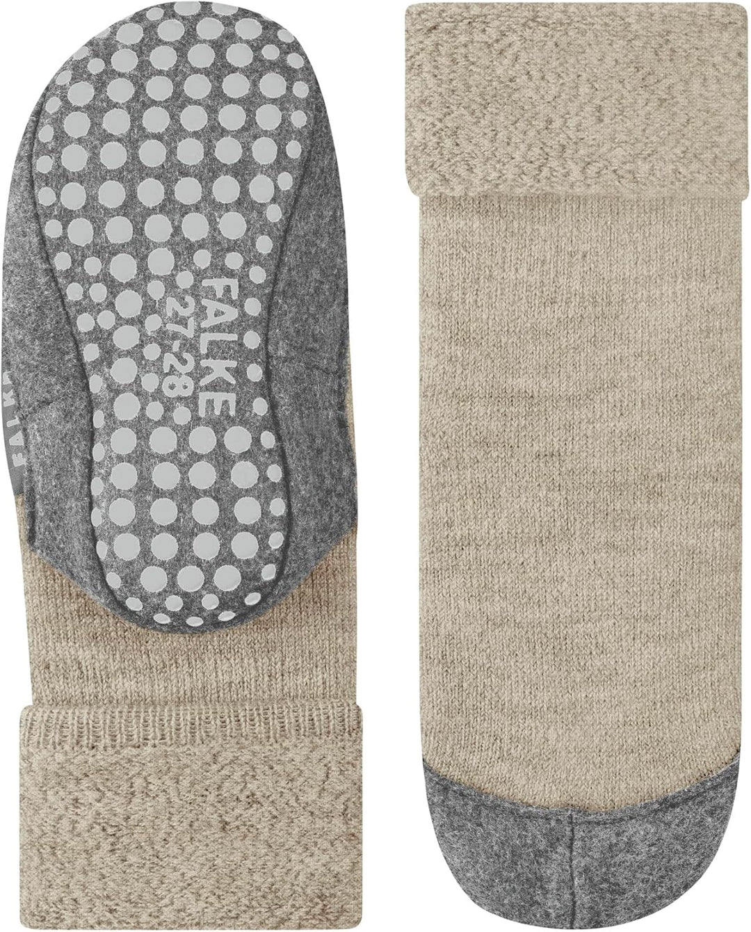 FALKE Unisex Kinder Cosyshoe Stoppersocken rutschhemmende Noppen auf der Filzsohle komfortabel warm