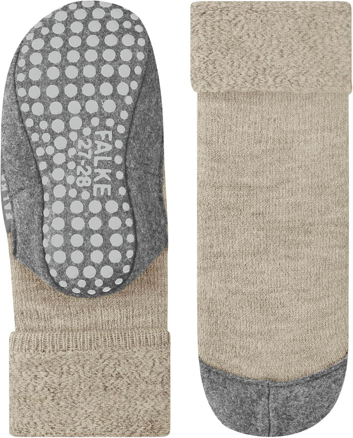 FALKE Unisex Kinder Cosyshoe Stoppersocken rutschhemmende Noppen auf der Filzsohle komfortabel warm