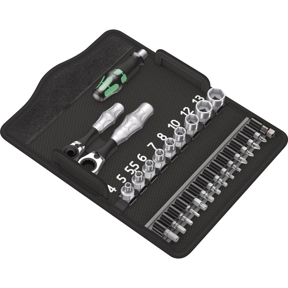 Wera 05135918001 Kraftform Kompakt Zyklop Mini 2, 27-teilig Single