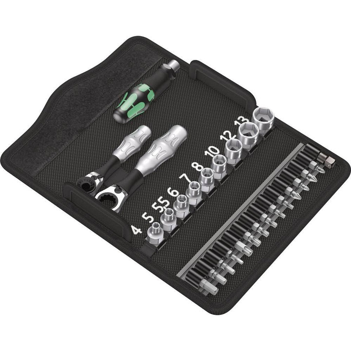 Wera 05135918001 Kraftform Kompakt Zyklop Mini 2, 27-teilig Single