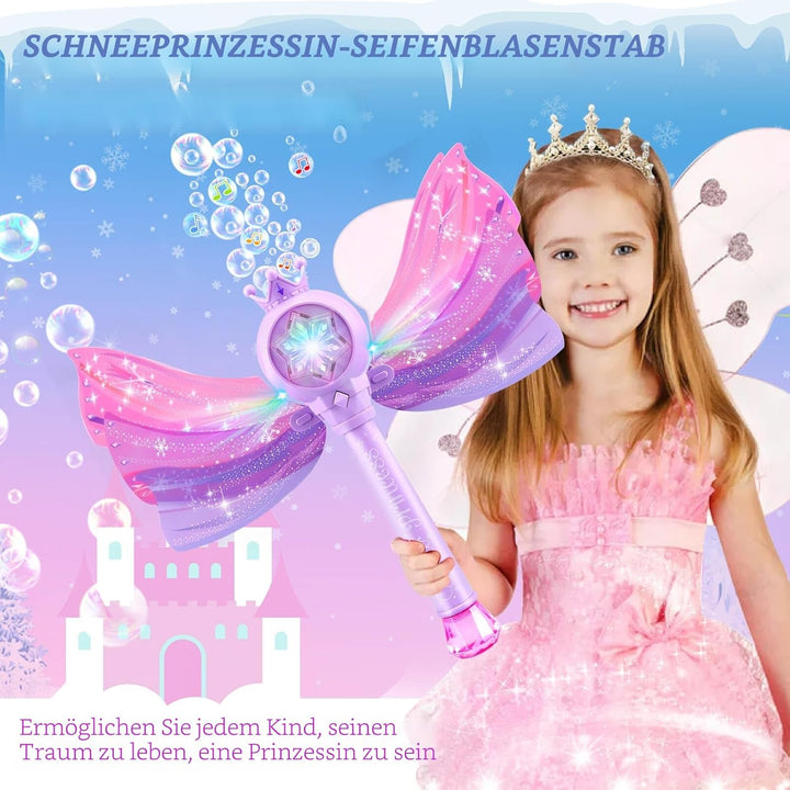 Spielzeug 3-8 Jahre Kinder: Seifenblasenmaschine Spielzeug für Mädchen Geschenke ab 3 4 5 6 7 8 Kind