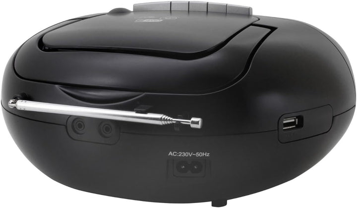 Soundmaster SCD7800SW tragbares Digitalradio CD-Player Kassettenrecorder Hörbuchfunktion DAB+ UKW-Ra