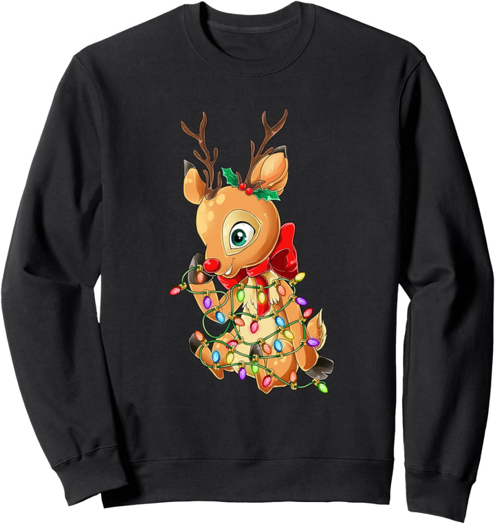 Rentier Weihnachten Geschenk Süsses Rentier Sweatshirt