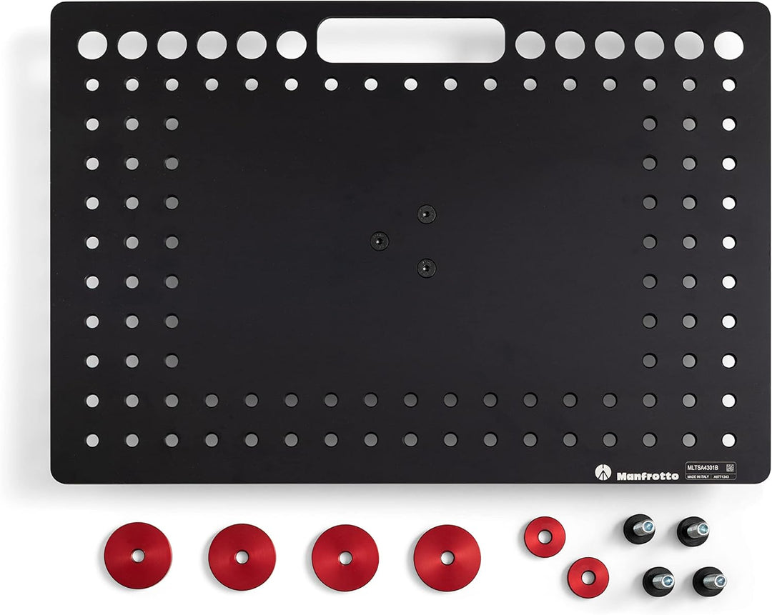 Manfrotto TetherGear Laptop Deck, 4,8 mm Dicke, Leichte Aluminium-Laptop-Halterung, 46 cm x 31 cm, C