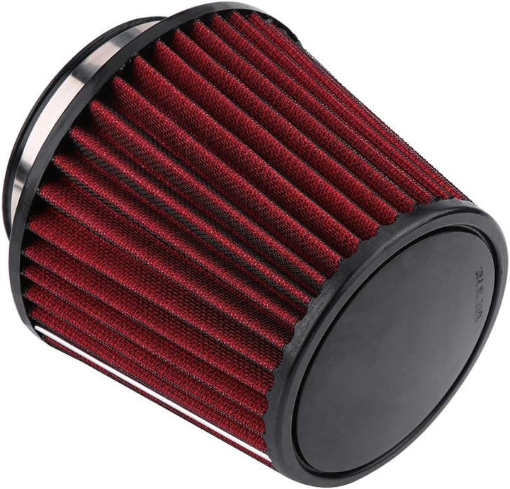 Dioche Sportluftfilter Auto, Luftfilter Universal Car Modification High Flow Einlass Lufteinlass Run