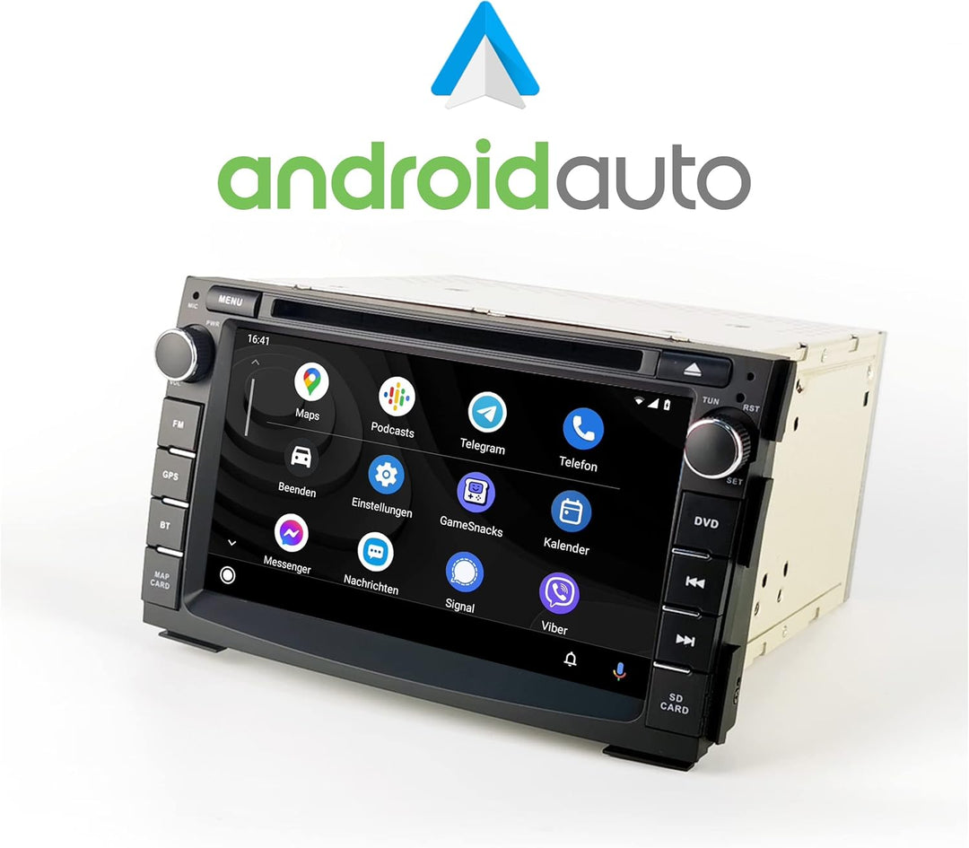 Kompatibel mit: Kia Cee'd Venga 7" Touch Android Autoradio DVD GPS Navi CarPlay AndroidAuto