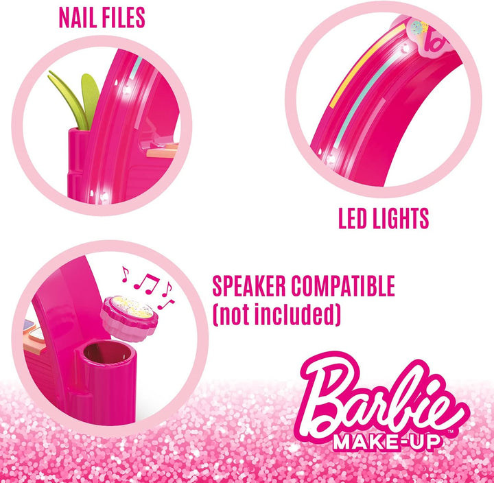 Mondo 40005 Barbie Gelateria, Eisdiele mit Kinderschminke, enthält Lipgloss, Lidschatten, Applikator