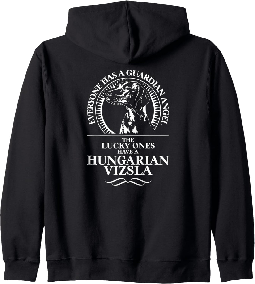 Hungarian Vizsla Guardian Angel Schutzengel Hund Hundespruch Kapuzenjacke