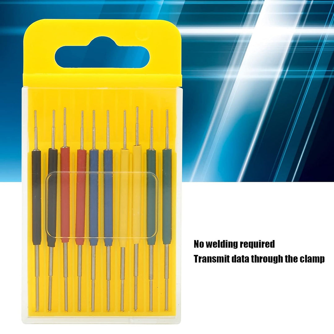 10 Stück Micro IC Haken Clip ABS IC Messleitungen Mini Clip Elektronische Komponente für Logikanalys