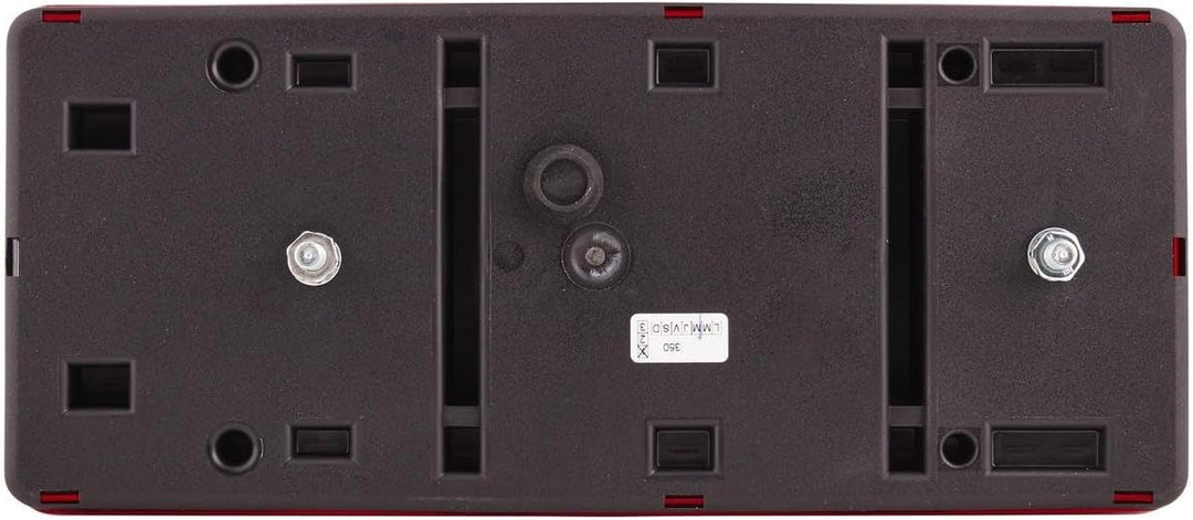 HELLA - Heckleuchte - Glühlampe - 12V - Anbau - Lichtscheibenfarbe: rot - Stecker: Flachstecker - re