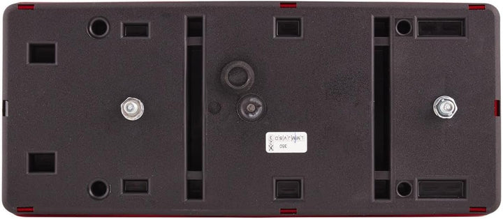HELLA - Heckleuchte - Glühlampe - 12V - Anbau - Lichtscheibenfarbe: rot - Stecker: Flachstecker - re