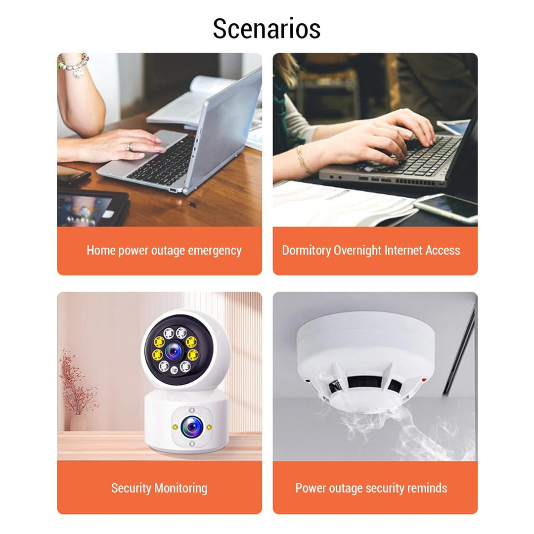 Mini -Ups, Router Unterbrechungsfreier Stromversorgung Kompaktes Notfallleistung für Router, Modem,