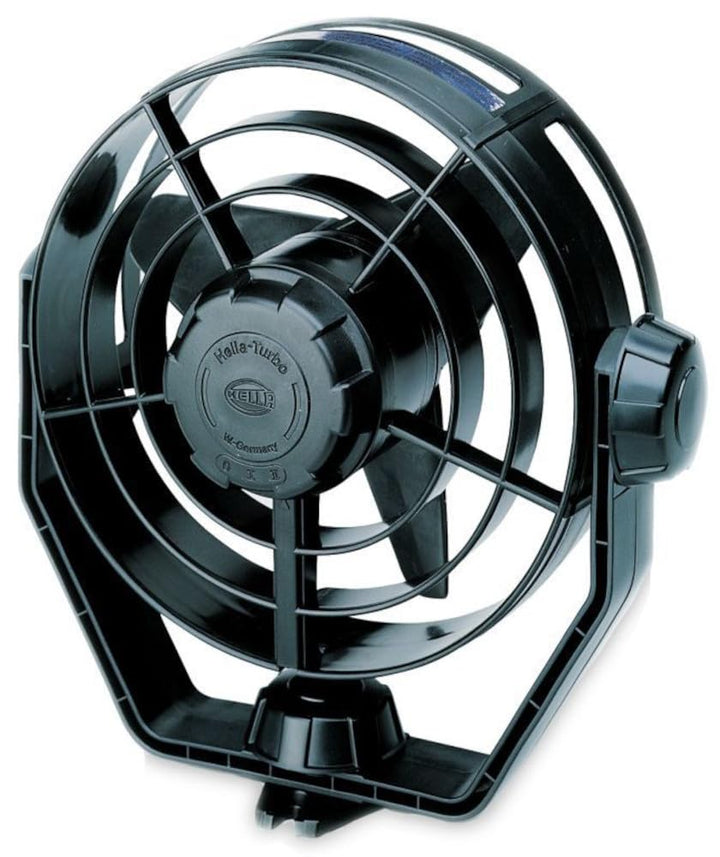 HELLA - Ventilator - Turbo - 12V - 6.5W - schwarz - Kabel: 1400mm - 8EV 003 361-002 Hella Marine Ver
