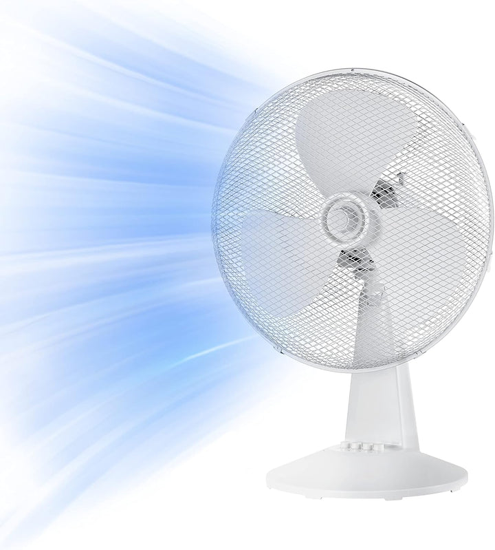 Midea FT40-21M Tischventilator, 40 W, Durchmesser 40 cm, leiser Ventilator mit 3 Flügeln, 3 Geschwin