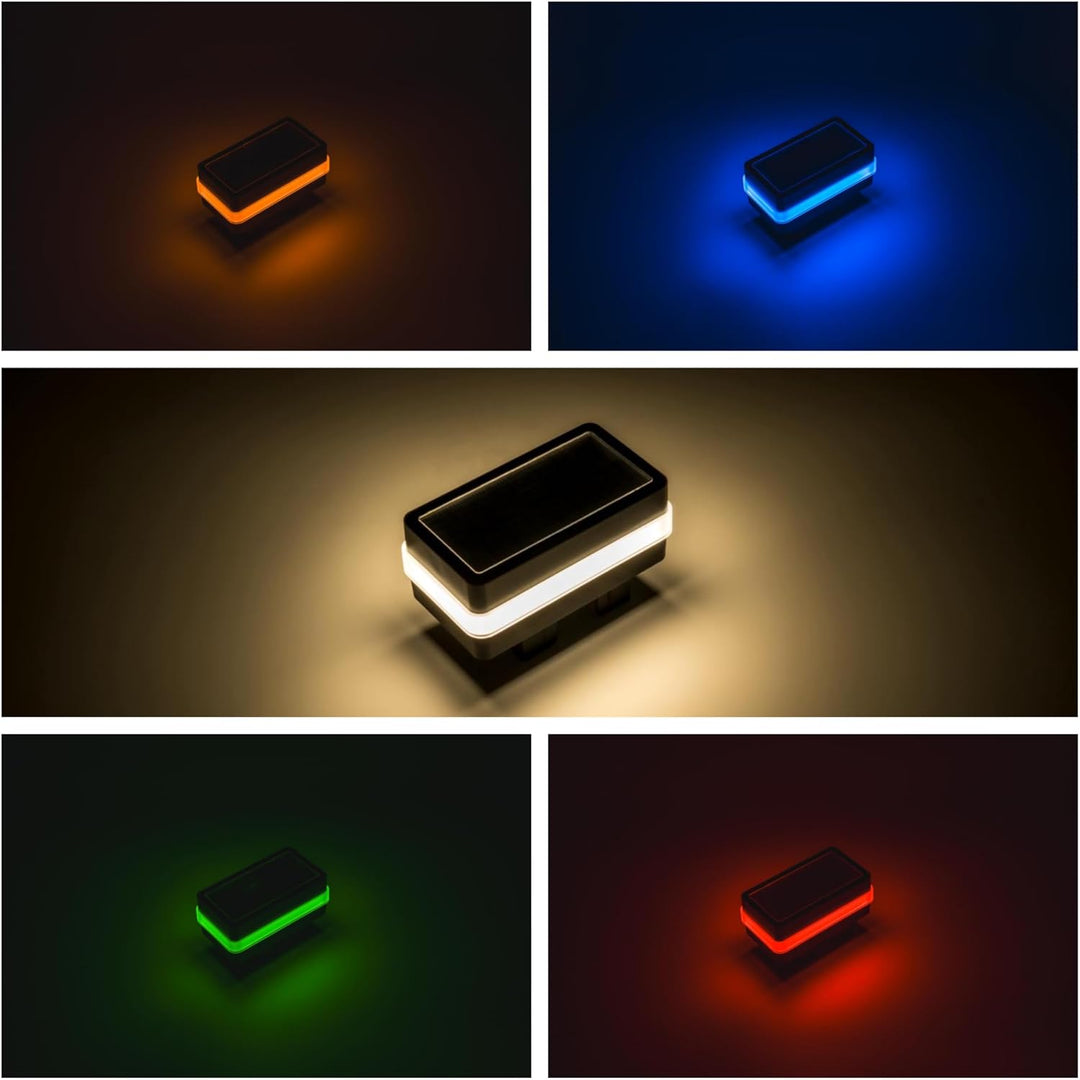 LED Solar-Pfostenkappe KAPPA (Orange), Orange