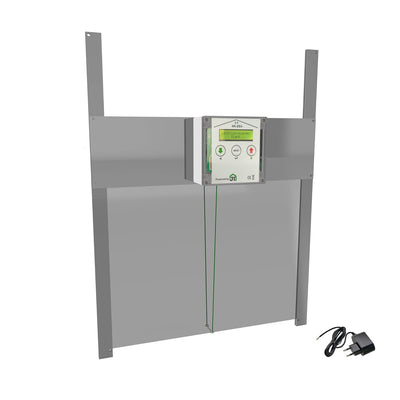 JOSTechnik automatische Hühnerklappe HK2-RB Rahmengerät mit BIO-Klappe 420x370 mm Rahmengerät BIO 42