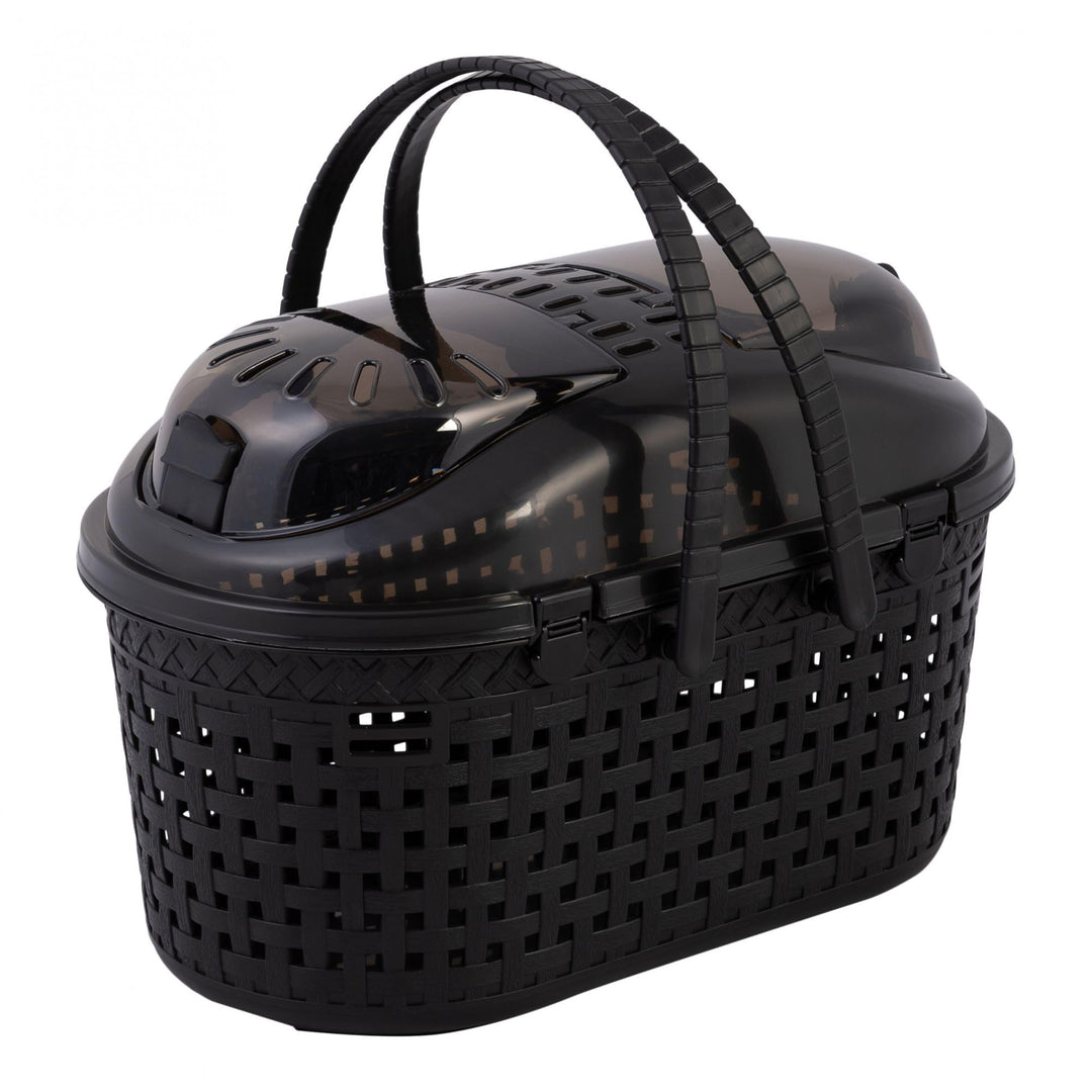 Iris Ohyama, Korb, Box, Tasche, Transportkäfig aus Kunststoff(PP) für Katze, Hund, 45 x T29 x H28.5