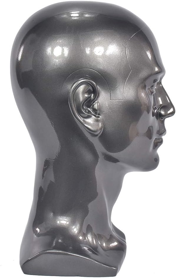 Professioneller Mannequin-Kopf für Display-Kopfhörer, Kopfhörer, Spielkonsole, Hüte, Perücken, Schmu