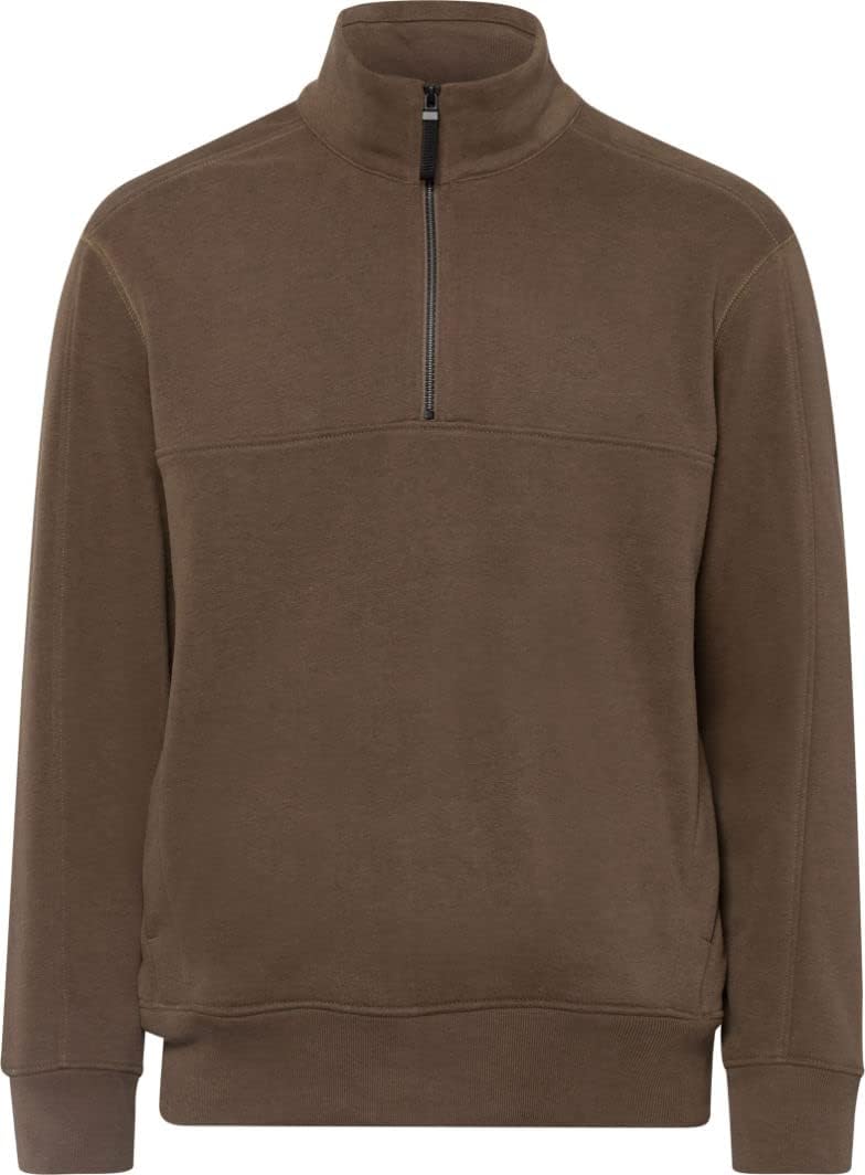 BRAX Herren Style Steve Cotton Liquid Interlock-Sweattroyer in Cleaner Optik Sweatshirt