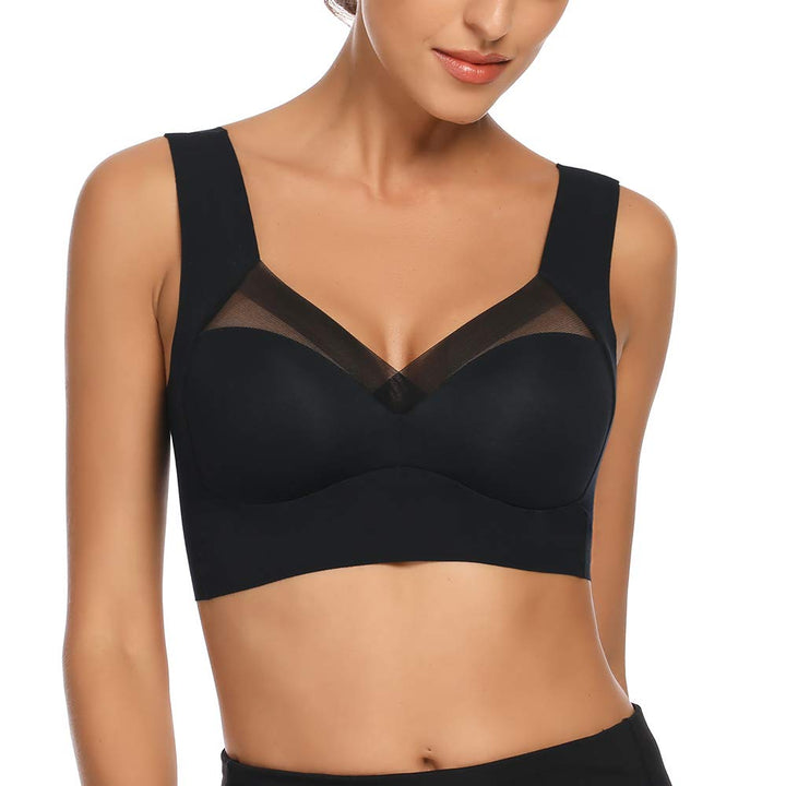 WOWENY Damen Komfort BHS Ohne Bügel Zero Feel Bralette für Frauen, Weich und Bequem T Shirt Schlaf B