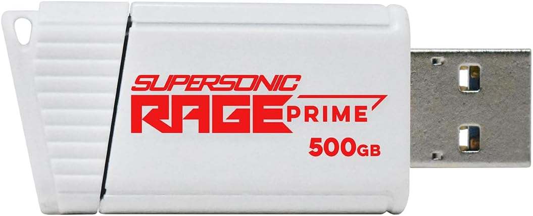 Patriot Supersonic Rage Prime 500GB USB 3.2 Gen 2 High-Performance Speicherstick 500 GB, 500 GB