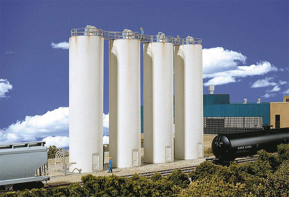 Walthers Cornerstone 933-3081 - 4 Lagertanks, Gebäude