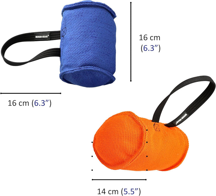 Dingo Gear Beisswurst,Berta'' mit 1 Griff #14cm Dicke 16 cm aus französischem Material (Nylcott) für