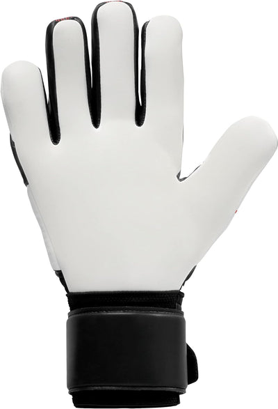 uhlsport Unisex Jugend Powerline Supersoft Hn Fussball Torwarthandschuhe 8 schwarz/rot/weiss, 8 schw