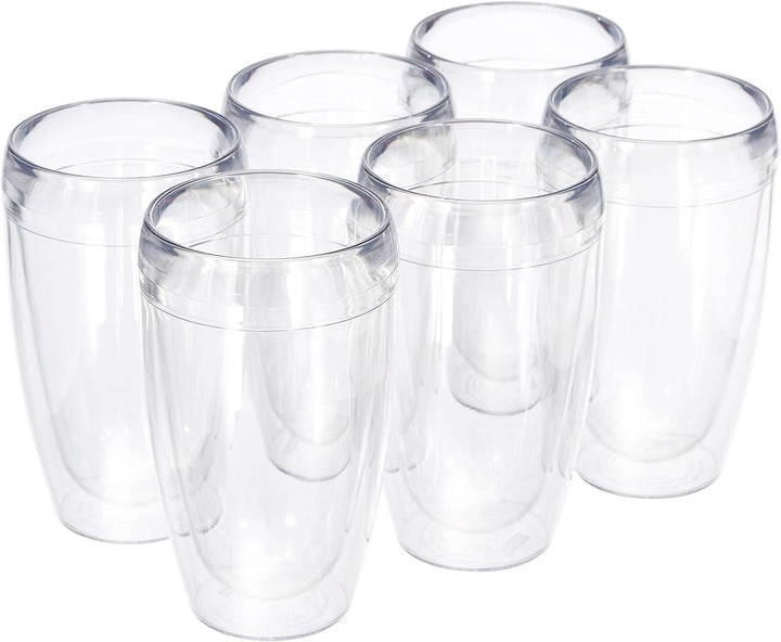 Bodum 11850-10SA PAVINA Outdoor Becher, doppelwandig, Kunststoff, 0,45 l, 6 Stück 450 Milliliter 1,