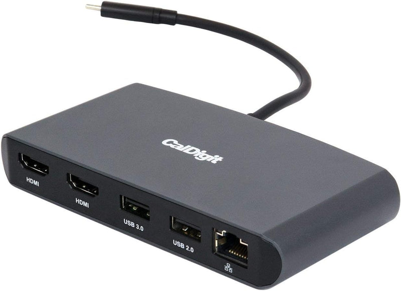 CalDigit Thunderbolt 3 Mini Dock (HDMI 2.0)- Portable, busgesteuert, 40Gbs, Dual 4K @ 60Hz, USB 3.0