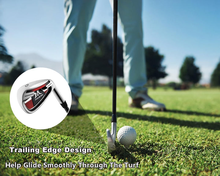 MAZEL WM-X2 Golf Eisen Single1,2,3,4,5,6,7,8,9, P,S, Edelstahl Golf Club Eisen für Männer Rechtshänd
