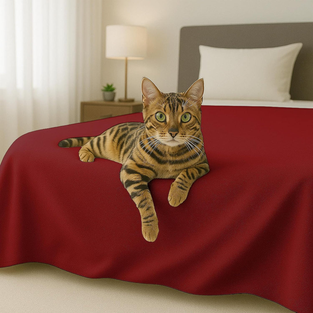 Byour3 - Bettüberwurf Bio-Baumwolle Gemischte Doppelbett Einzelbett Queen Size Bettdecke Sommer Früh