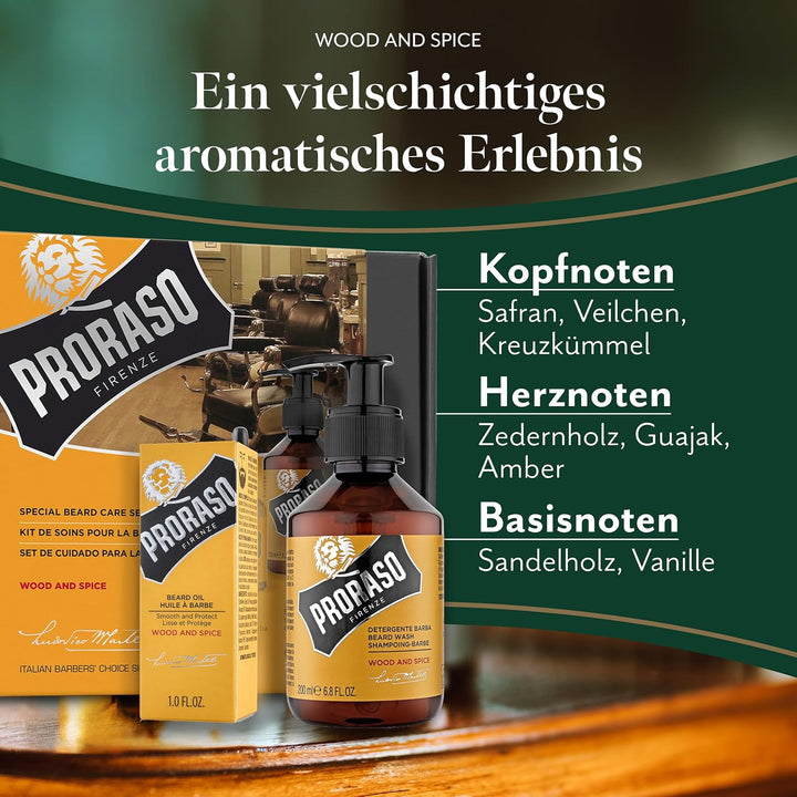 Proraso Duo Set, Wood & Spice, 2 teilig
