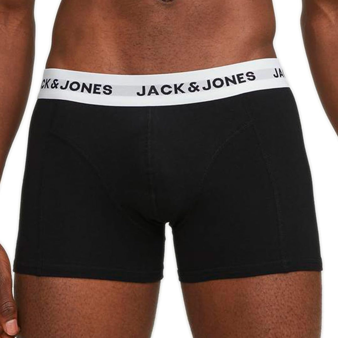 JACK & JONES Male Boxershorts 5er-Pack Herrenunterwäsche in Grösse XS–XXL L - Black / Black / Black-