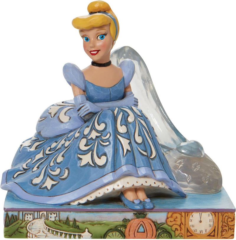 ENESCO Disney Traditions Cinderella A Magical Midnight Figur, ENESC-6010095, Blauen 5.39 Inch, 5.39