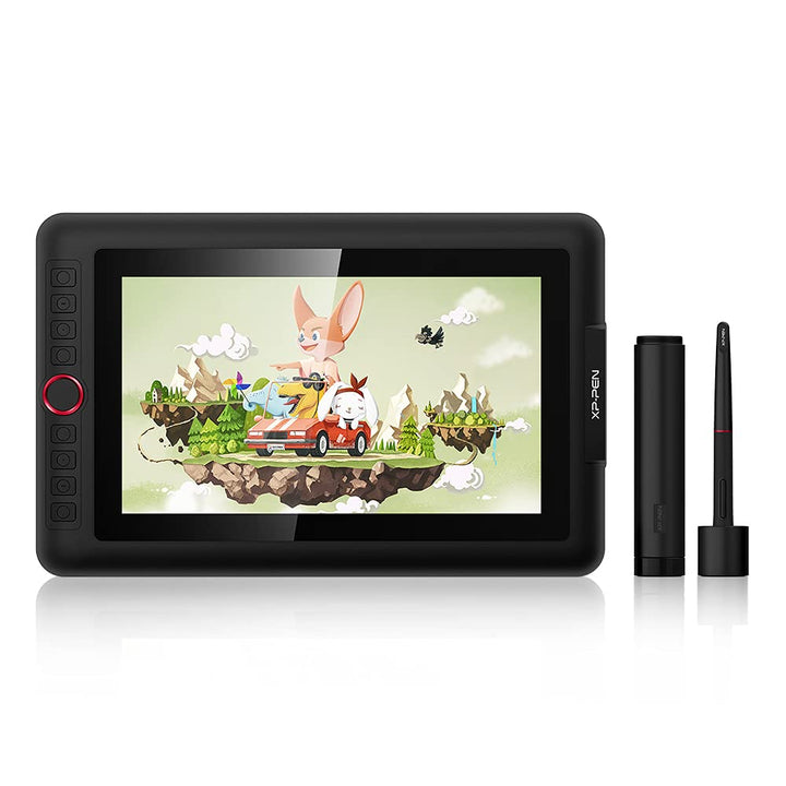 XPPen Grafiktablett mit Display Artist 12 Pro, vollständig laminiertes Display, 11,6 Zoll, 8 Tastenk