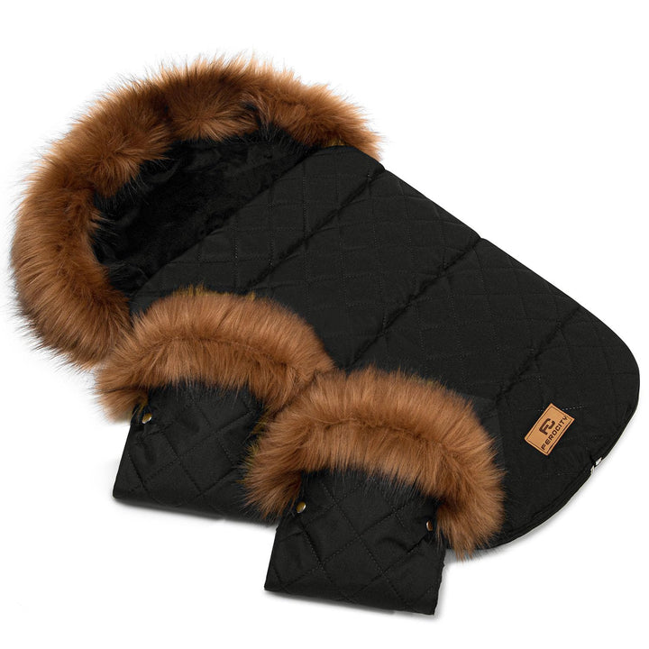 Baby Fusssack Minky WinterFusssack und Handmuff SET für Kinderwagen Masse 85 cm für Buggy Mit Rote F