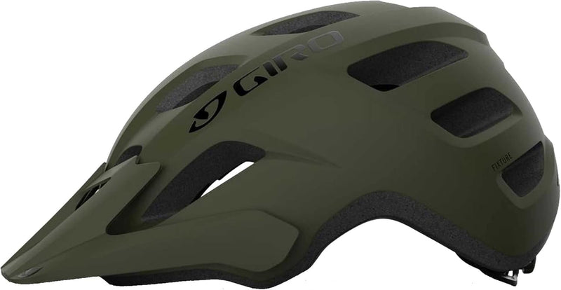 Giro Unisex Fixture Cycling Helmet Matte Trail Green 22, Matte Trail Green 22