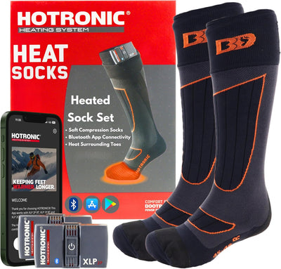 Hotronic BootDoc Heat Socks Set XLP 2P BT PFI 50 - Surround beheizbare Socken mit Akku 4400 mAh bis
