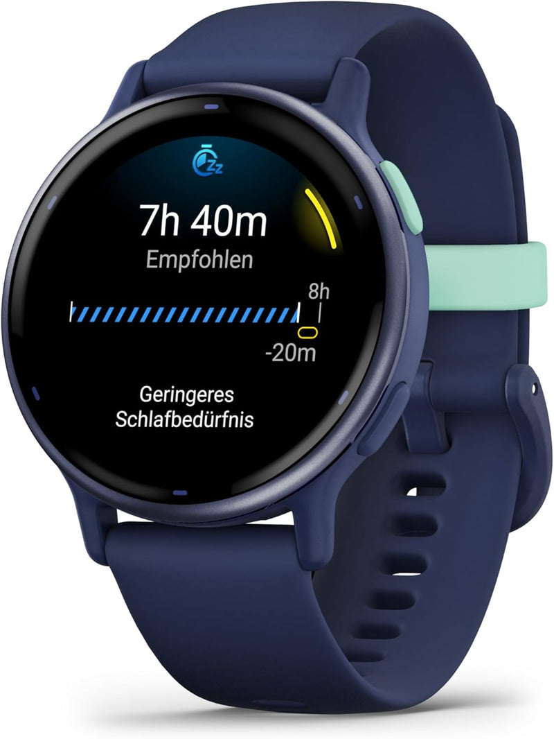 Garmin Vivoactive 5 AMOLED GPS Smartwatch mit Fitness- und Gesundheistfunktion, Musik, Schwarz/Schie