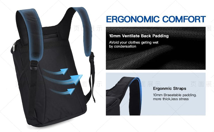 QINGLOU 25L Kühl Rucksack Kühlrucksack Kühltasche Picknicktasche Gross Isoliert isolierte Kühltasche