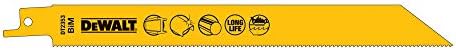 DeWalt BI-Metall Metallsäbelsägeblätter (Gesamtlänge: 203 mm, Zahnteilung: 1.8 mm, für schnelle Schn