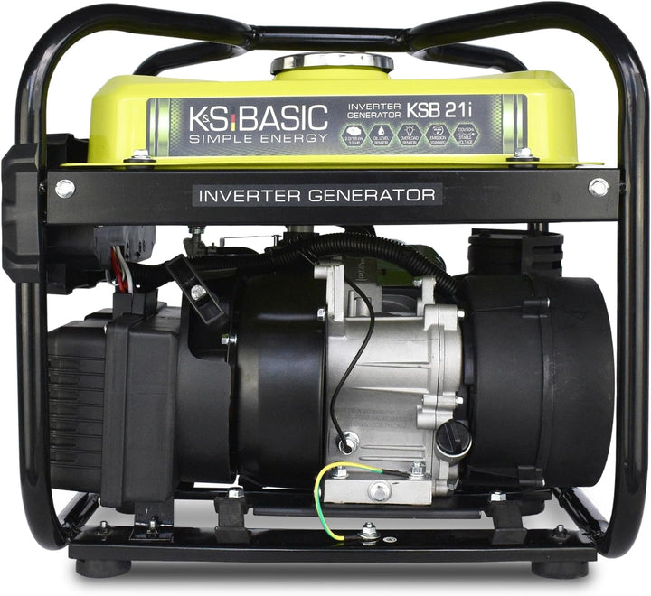 K&S Basic KSB 21i - 4 takt benzin stromgenerator, invertergenerator 2,9 PS mit Automatischer Spannun