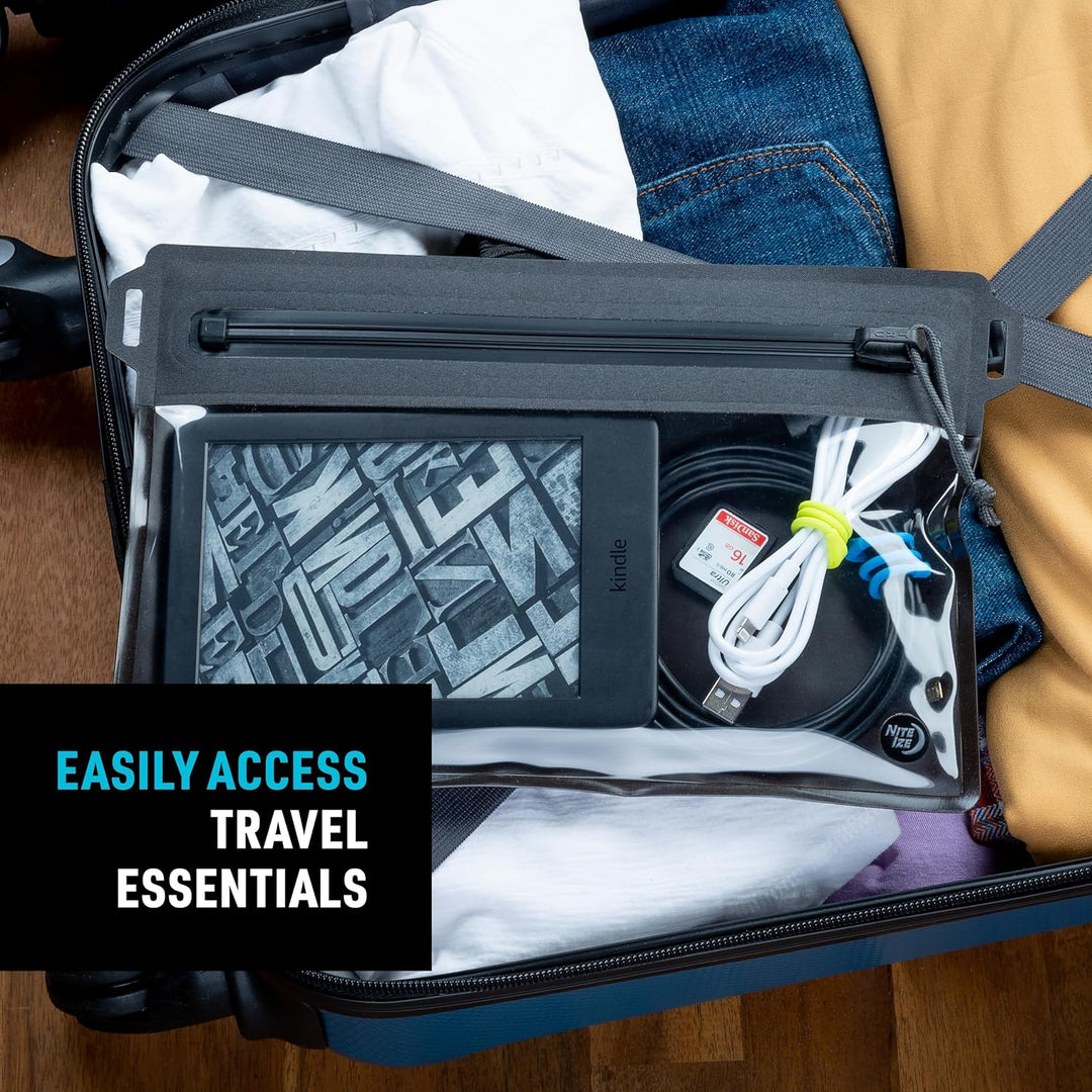 Nite Ize Runoff wasserdichte Reisetasche mit TRU Reissverschluss, Touchscreen-freundlich, 100% wasse