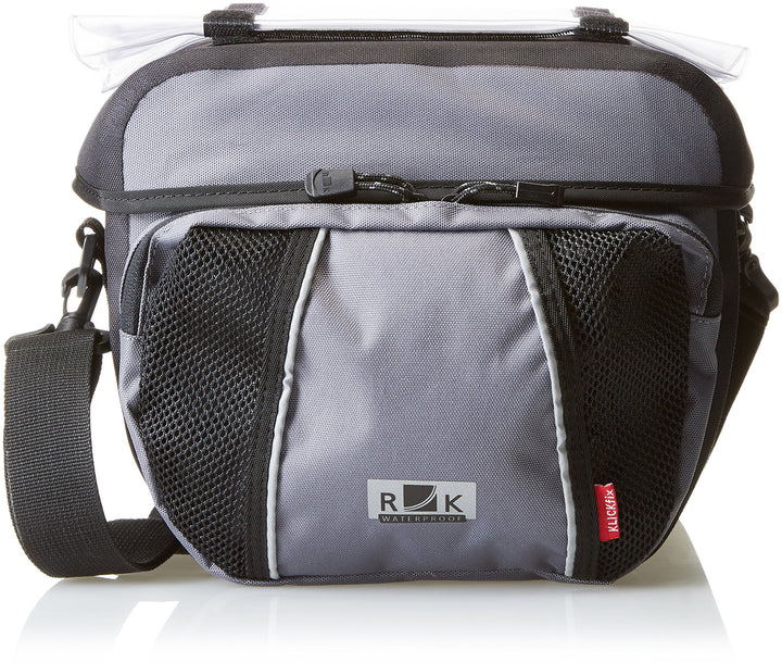 KLICKfix Farradtasche Ultima Lenkertasche, Grau, 17 x 26 x 24 cm
