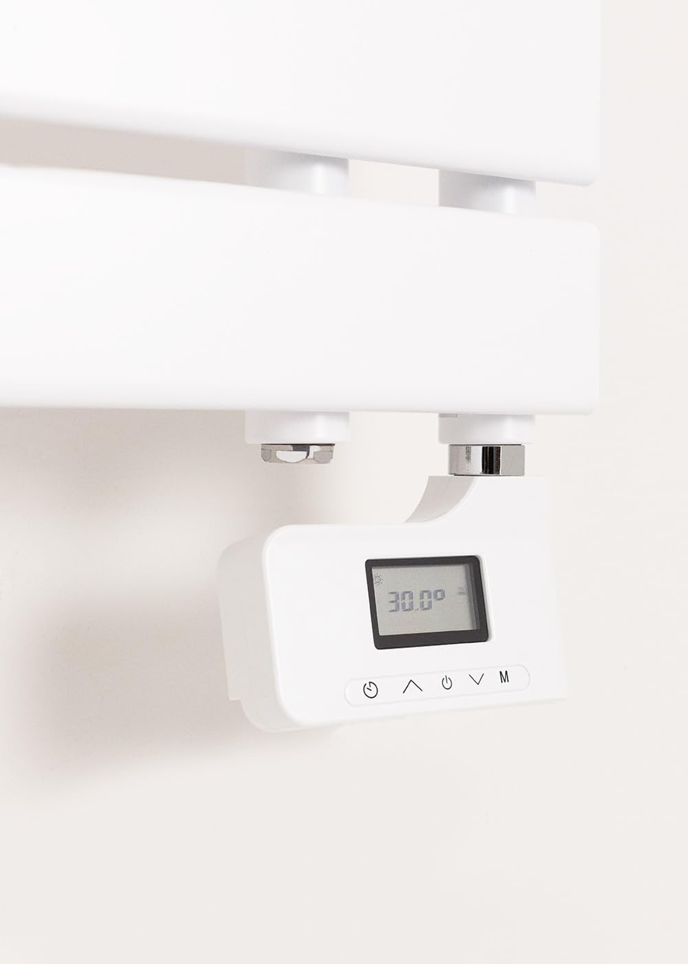 CREATE / WARM Towel MODERN/Elektrischer Badheizkörper Weiss / 80x50 cm / 2 in 1, 6 Betriebsarten, LC